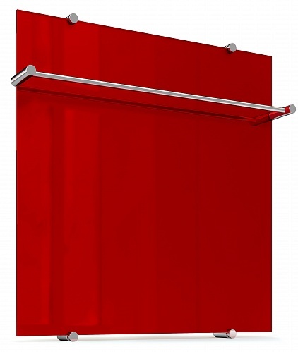 Электрический полотенцесушитель Flora 60x60 Красный