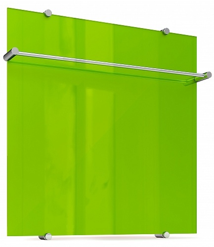 Электрический полотенцесушитель Flora 60x60 Зеленый