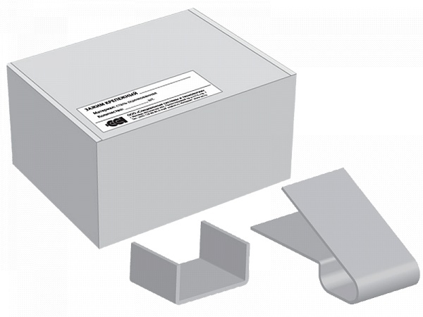 Зажим крепежный СР.1-25 (коробка)